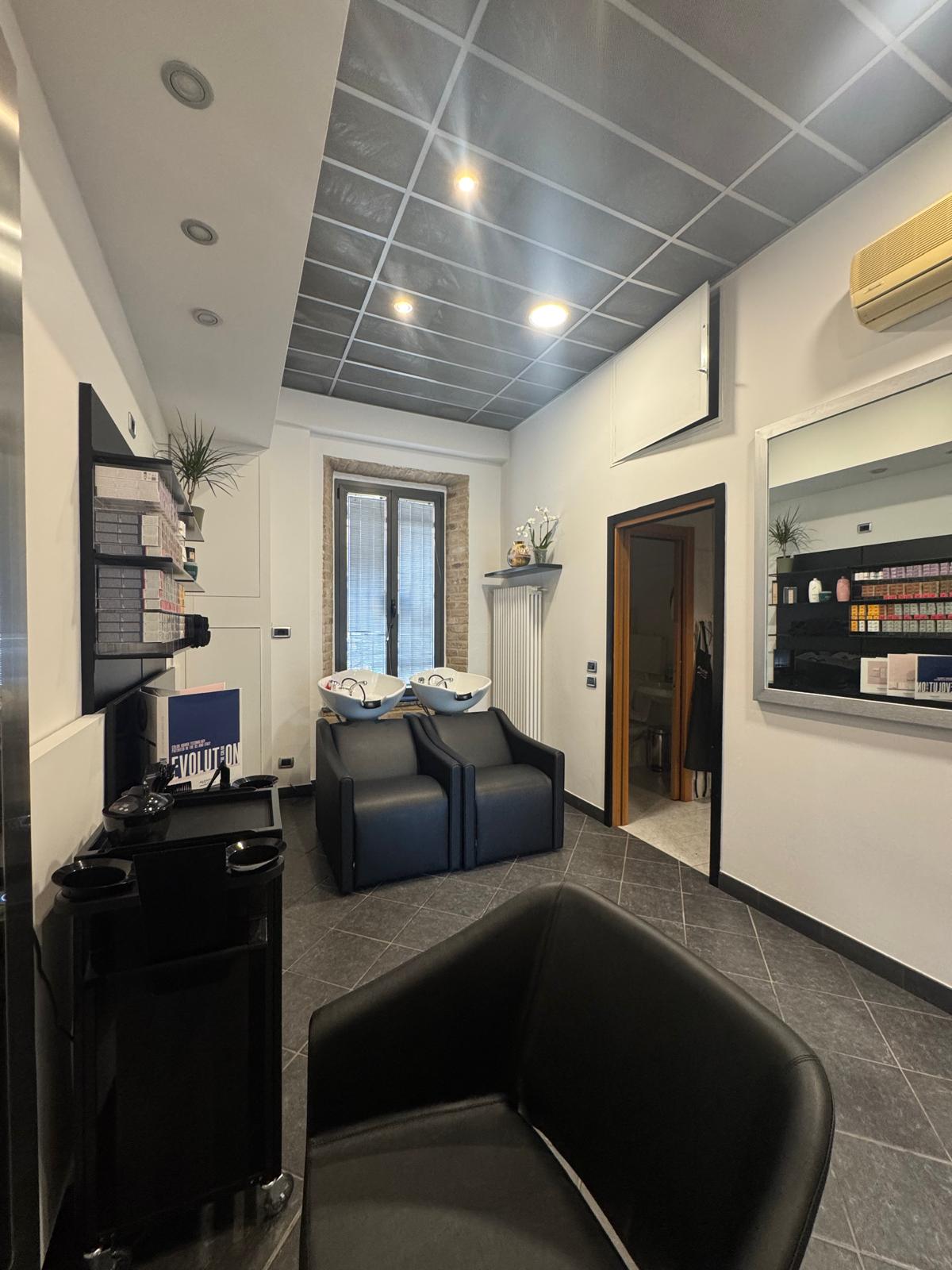 Elegant finished hairstyle result